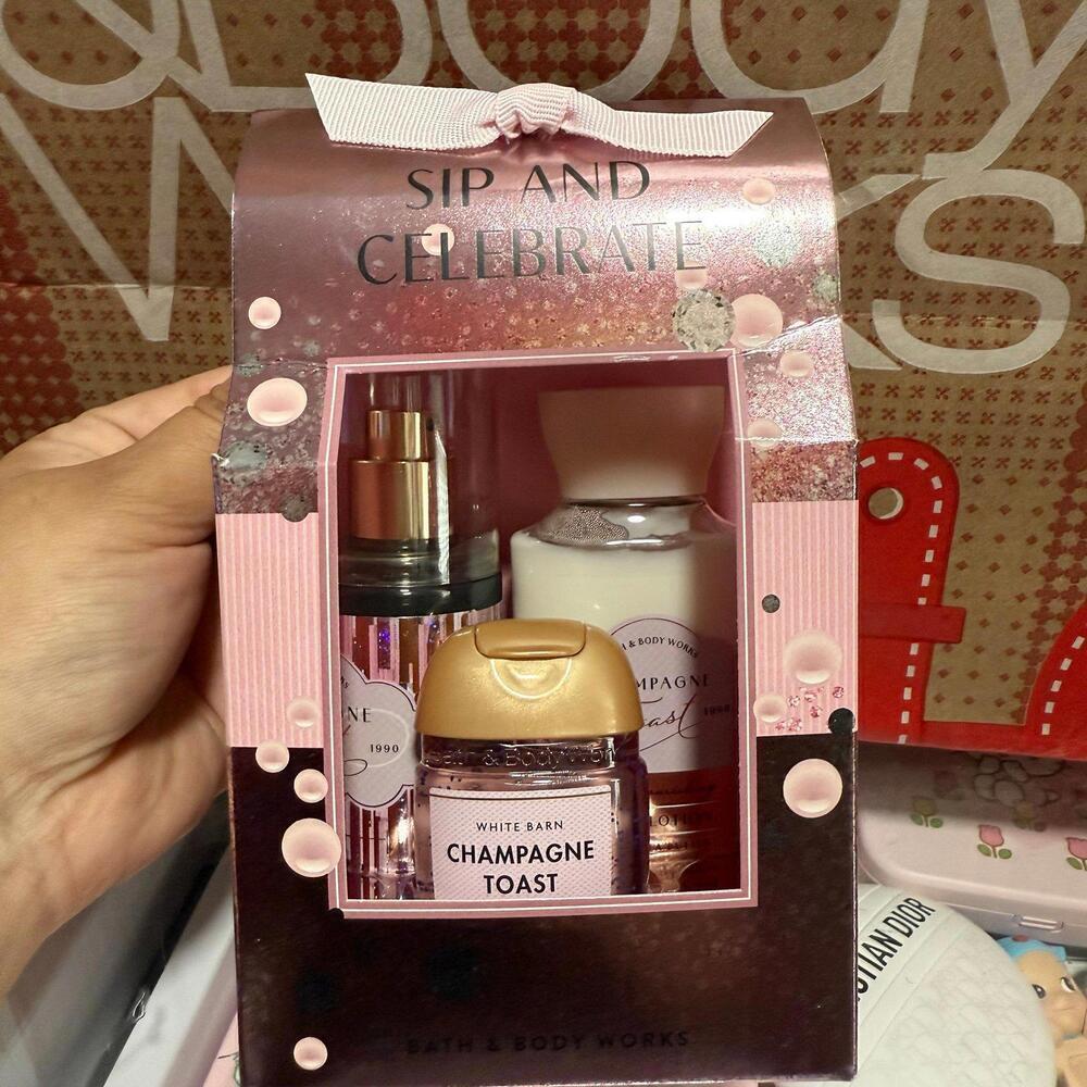 Bath and Body Works Champagne Toast Travel Size Set